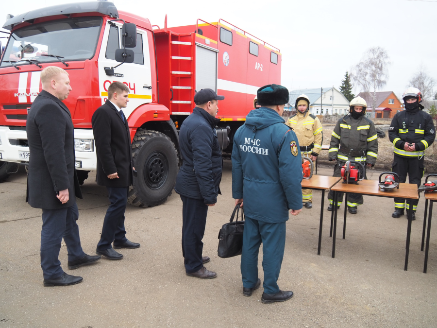 В РУЗАЕВКЕ ОЦЕНИЛИ ГОТОВНОСТЬ СИЛ И СРЕДСТВ, ПРИВЛЕКАЕМЫХ ДЛЯ ОБЕСПЕЧЕНИЯ БЕЗОПАСНОСТИ В ПЕРИОД ПОЛОВОДЬЯ.