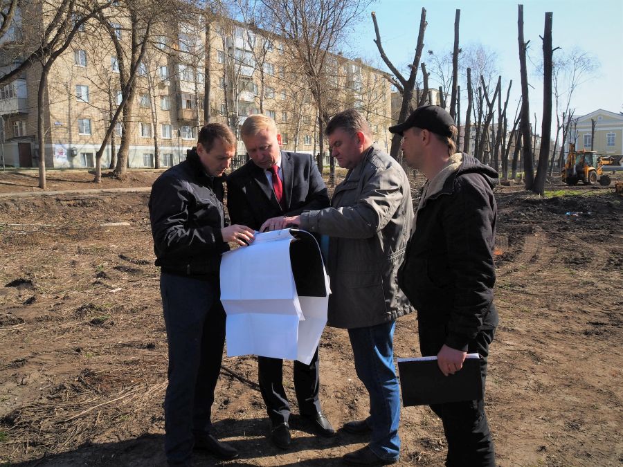 НАЧАЛОСЬ БЛАГОУСТРОЙСТВО ОБЩЕСТВЕННЫХ ПРОСТРАНСТВ.