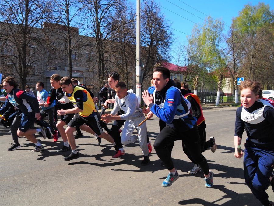 8 МАЯ В РУЗАЕВКЕ СОСТОИТСЯ ЛЕГКОАТЛЕТИЧЕСКАЯ ЭСТАФЕТА.