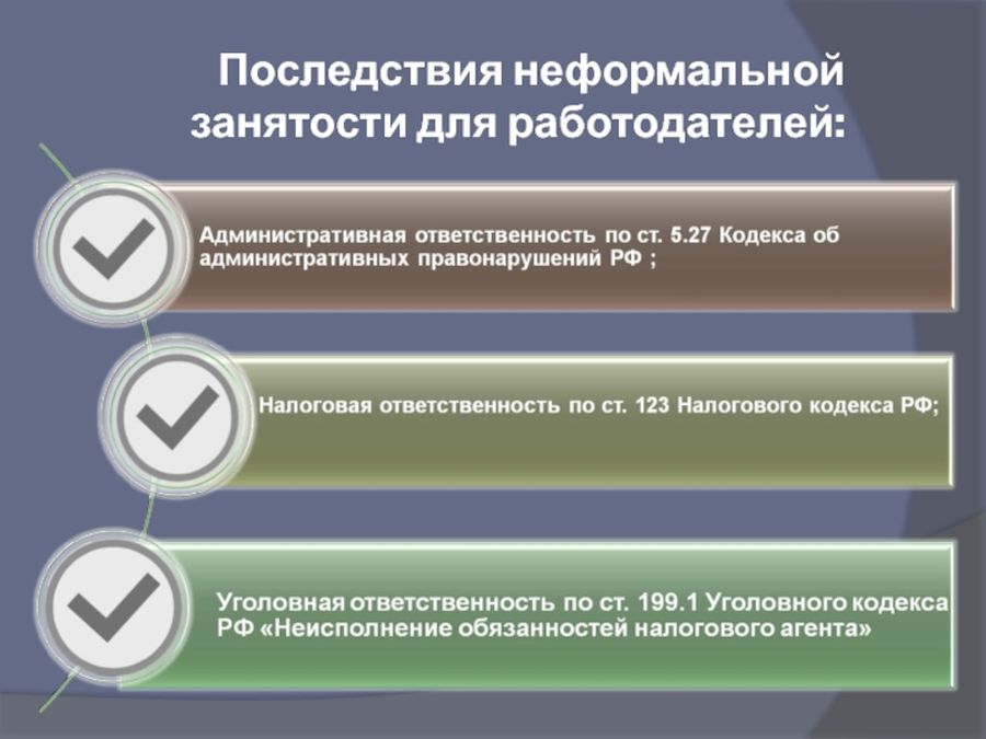 Судебные приставы могут наказать участников неформальных трудовых отношений.